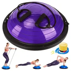 XTREME SPORT - Balon Bosu + Ligas soporte 150kg Pelota de Equilibrio