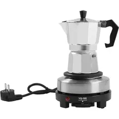 GENERICO - Kit moka italiana 3 tz + cocina 500 watts