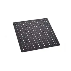 GENERICO - DUCHA ESPAÑOLA CUADRADA ULTRA ACERO INOX 303001