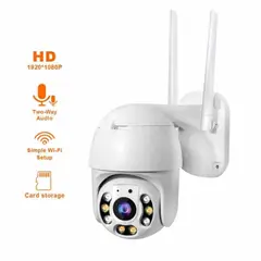GENERICO - Camara Seguridad IP Full HD Exterior WiFi Sensor Movimiento Modelo-02
