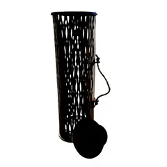 GYPSYZONE - Caja redonda calado para botella de vino Gypsyzone  a36x12