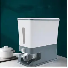 OEM - Dispensador de arroz automático para cocina color Gris