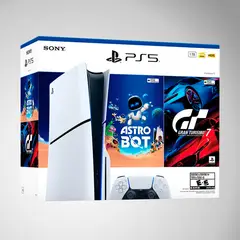 SONY - PlayStation 5 Estándar 1TB con Lectora + Gran Turismo 7 y Astro Bot 2115