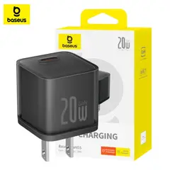 BASEUS - Cargador Carga Rápida Tipo C GaN5S Tipo C Original 20W
