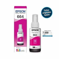 NACIONAL - Botella De Tinta Para Impresora T664-Magenta