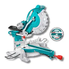 TOTAL TOOLS - Sierra ingleteadora telescopica 2400w 12 industrial Total