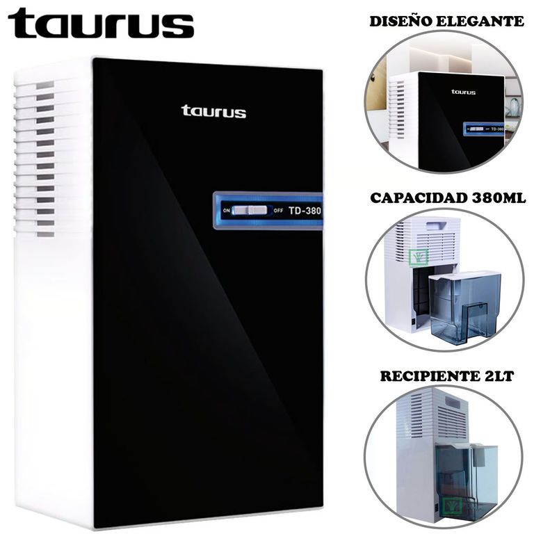 Deshumedecedor Digital Taurus TD-380 Blanco