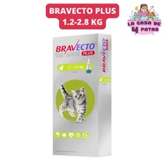 BRAVECTO - PLUS ANTIPULGAS 1.2 A 2.8.