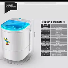 GENERICO - Mini Lavadora Ropa Portatil Prendas Bebe Lavanderia