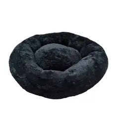 MD - Cama Para Perros y Gatos Donut Lite Negro Talla L