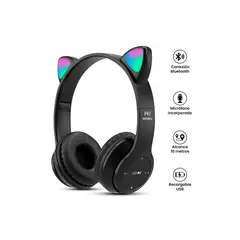 GENERICO - Audifonos Inalámbricos Gato - NEGRO
