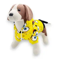 MD - Ropa Capucha polera de algodon para Mascotas Bob Esponja T2