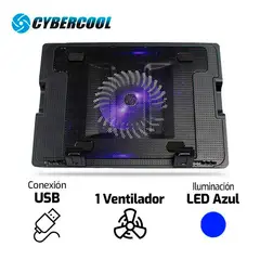 CYBERCOOL - Cooler Para Laptop HA-69 1 Ventilador