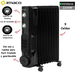 IMACO - TERMO RADIADOR OFR9NK DE 9 CELDAS
