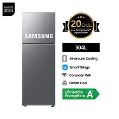 SAMSUNG - Refrigeradora 304 Litros All Around Cooling RT31DG5120S9PE