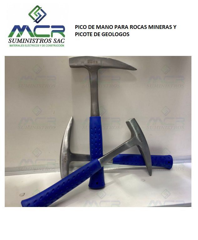 MARTILLO O PICO DE GEOLOGO DE 22 ONZAS O 616 GRAMOS IMPORTADA