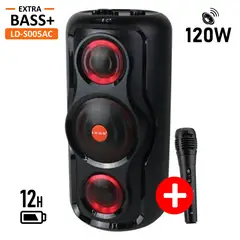 LIDIMI - Parlante X-BASS LD-S005AC 120W USB FM
