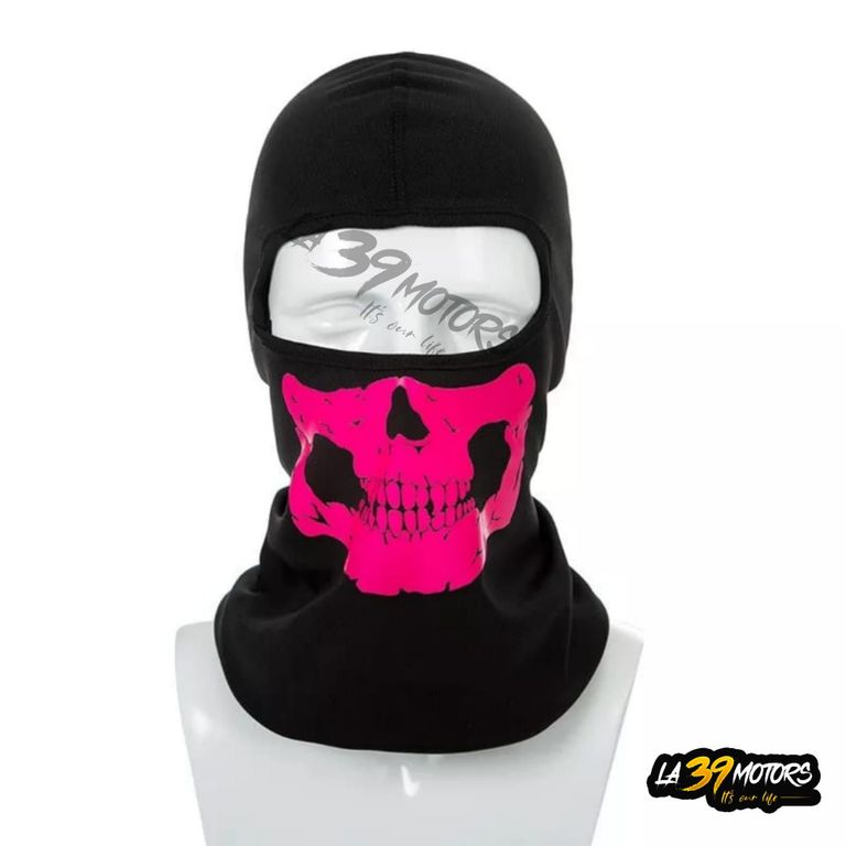 BALACLAVA CALAVERA FUCSIA