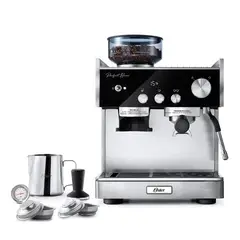 OSTER - Cafetera para Espresso con Molinillo Inteligente BVSTEM7400