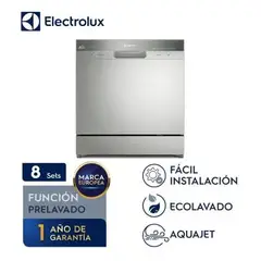 ELECTROLUX - Lavavajilla 8Sets Stainless Steel EHCE08M2STG Acero