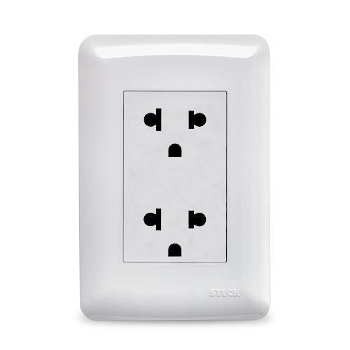 Tomacorriente Doble Universal 2P 250V 16A