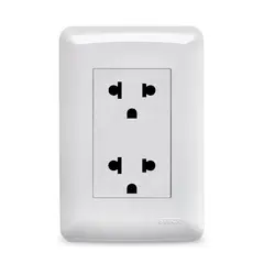 STECK - Tomacorriente Doble Universal 2P 250V 16A