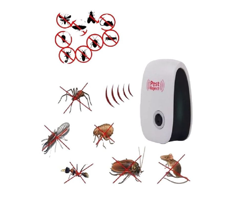 REPELENTE ULTRASÓNICO HOGAR INSECTO RATA ARAÑA CUCARACHAS