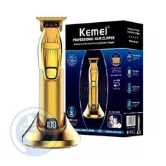 KEMEI - Trimmer KM-I32S con Base de Carga Dorado