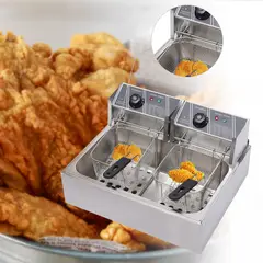 OEM - Freidora Eléctrica 5000W 11L para Papas Fritas Broster Churro Picaron