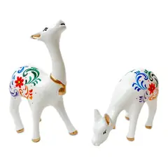 GENERICO - Pareja de vicuñas blanco