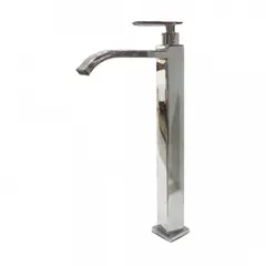 GENERICO - Grifo caño cascada 30cm para Ovalin o Bowl Cuadrado Acero Cromado