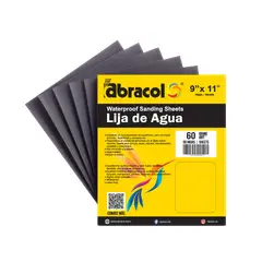ABRACOL - LIJA DE AGUA ABRACOL N° 1500 POR 25 UND