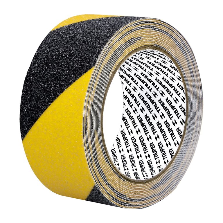 Cinta 5 MT Antiderrapante Antideslizante ama/negra 50mm c/abrasivo