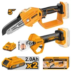 INGCO TOOLS - Kit Motosierra + Tijera de Podar Brushless INGCO 20V COSLI23065