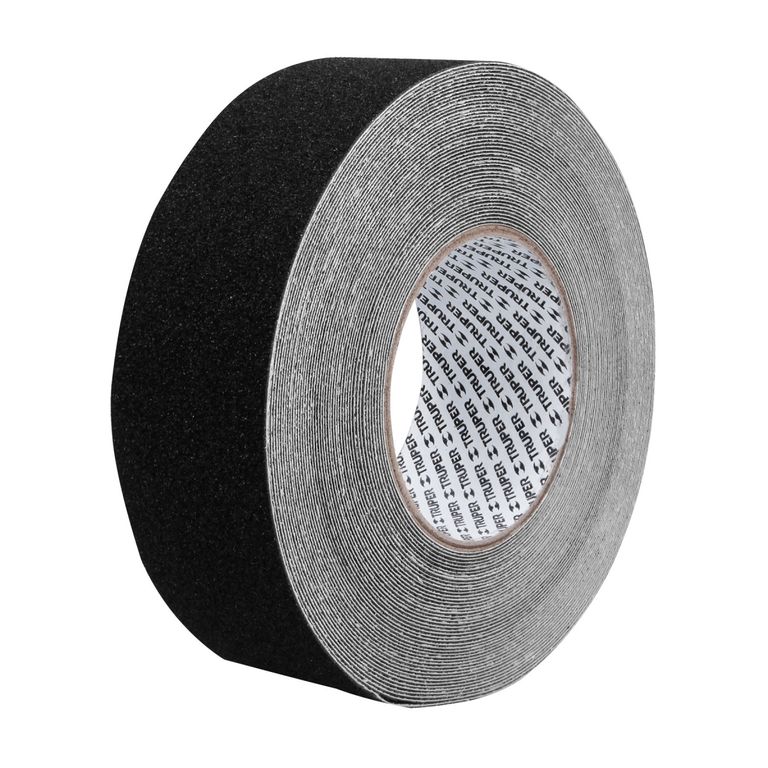 Cinta 18 mt Antiderrapante Antideslizante Negro 50mm c/abrasivo