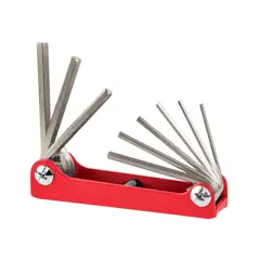 TRUPER - Juego 9 Llaves Allen Standard Tipo Navaja