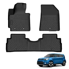 TECGO - PROTECTOR CUBRE PISO 5D TPE KIA SOUL 2015-2019