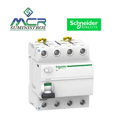 SCHNEIDER ELECTRIC - INTERRUPTOR DIFERENCIAL INDUSTRIAL TETRAPOLAR 63A 30ma Schneider