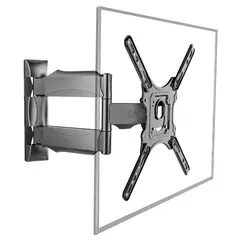 D' KAZA - RACK MOVIBLE DOBLE BRAZO PARA TV DE 32 HASTA 65 PULGADAS