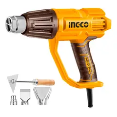 INGCO TOOLS - Pistola De Calor Profesional INGCO 2000W Temperaturas + Boquillas