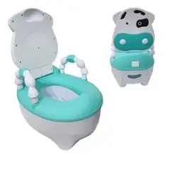 ABS - Bacín de Entrenamiento para Bebé Niños Vaquita VERDE