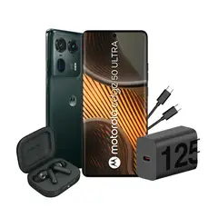 MOTOROLA - MOTO EDGE 50 ULTRA (Bundle) 12+512 GB NEGRO - Negro