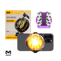 MEMO - Cooler Para Celular Ventilador Para Celular Y Dedales Cx07 Memo
