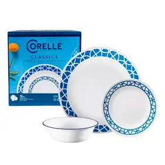 CORELLE - Vajilla 12 Piezas Cobalt Circles