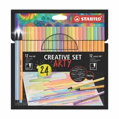 STABILO - Marcadores Creative Set Arty x24 Pen 68 y Point 88