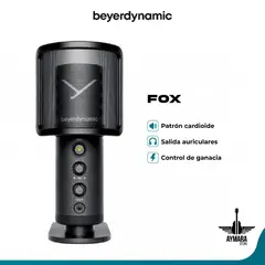 BEYERDYNAMIC - Micrófono de Condensador USB Professional Beyerdynamic FOX