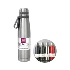 GENERICO - Botella Térmica De Acero Inox Color Plateado - 1Lt