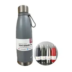 GENERICO - Botella Térmica De Acero Inoxidable Color Gris - 1Lt