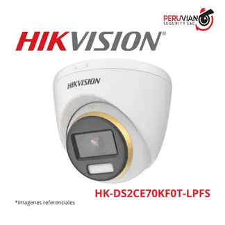 Hikvision - DOMO 5MP lente 2.8mm, IR  inteligente hasta 20 mtrs. HK-DS2CE70KF0T-LPFS