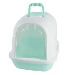 GENERICO - Arenero cerrado con pala para gato - VERDE